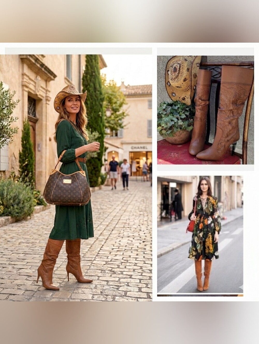 LOOK 🤩🤩Burberry  luxury stiletto boots, FREE GOURGUES BAG